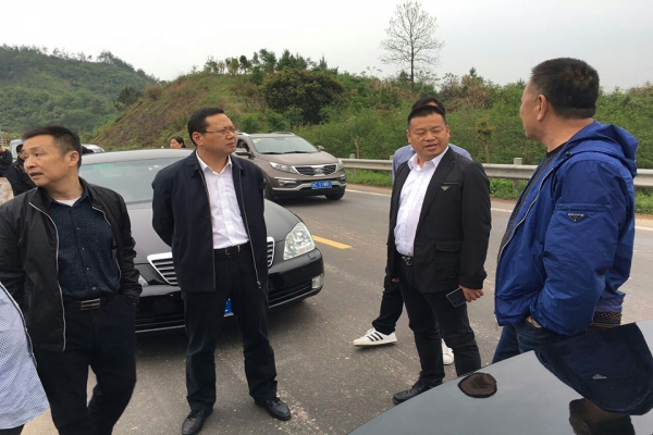 4.14蓮都區(qū)領(lǐng)導(dǎo)赴現(xiàn)場(chǎng)調(diào)研，關(guān)心支持公司發(fā)展后勁